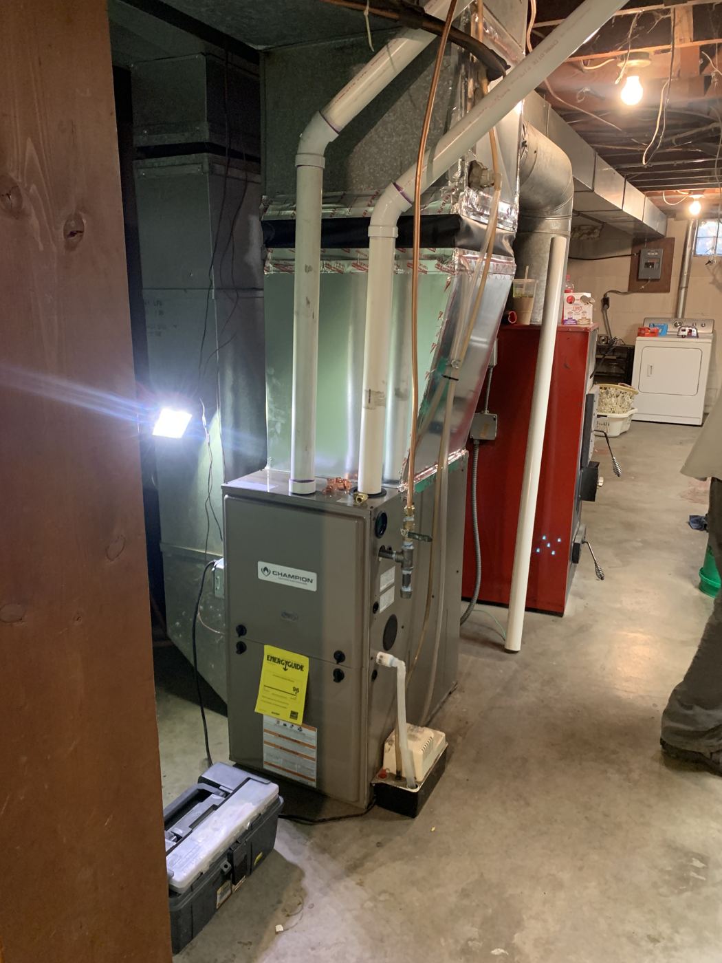 High-efficiency furnace installed by Anderson Burner